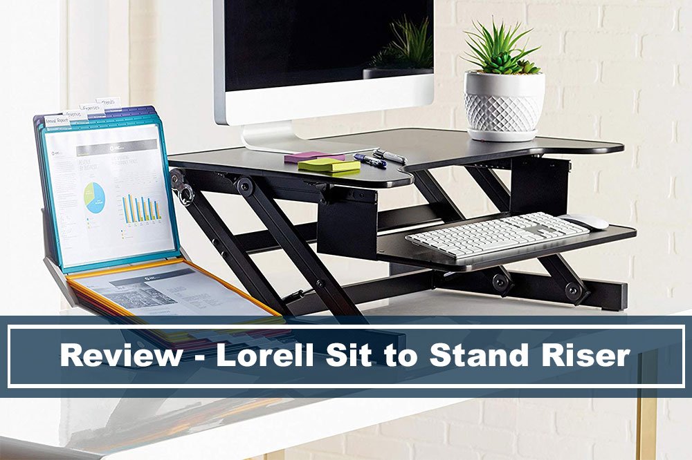 review of lorell sit to stand desk riser