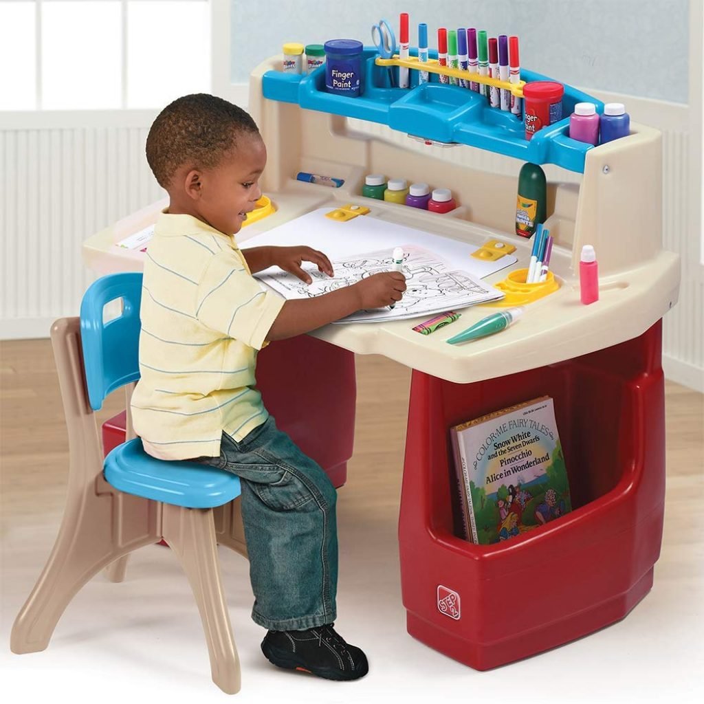 childrens easel desk