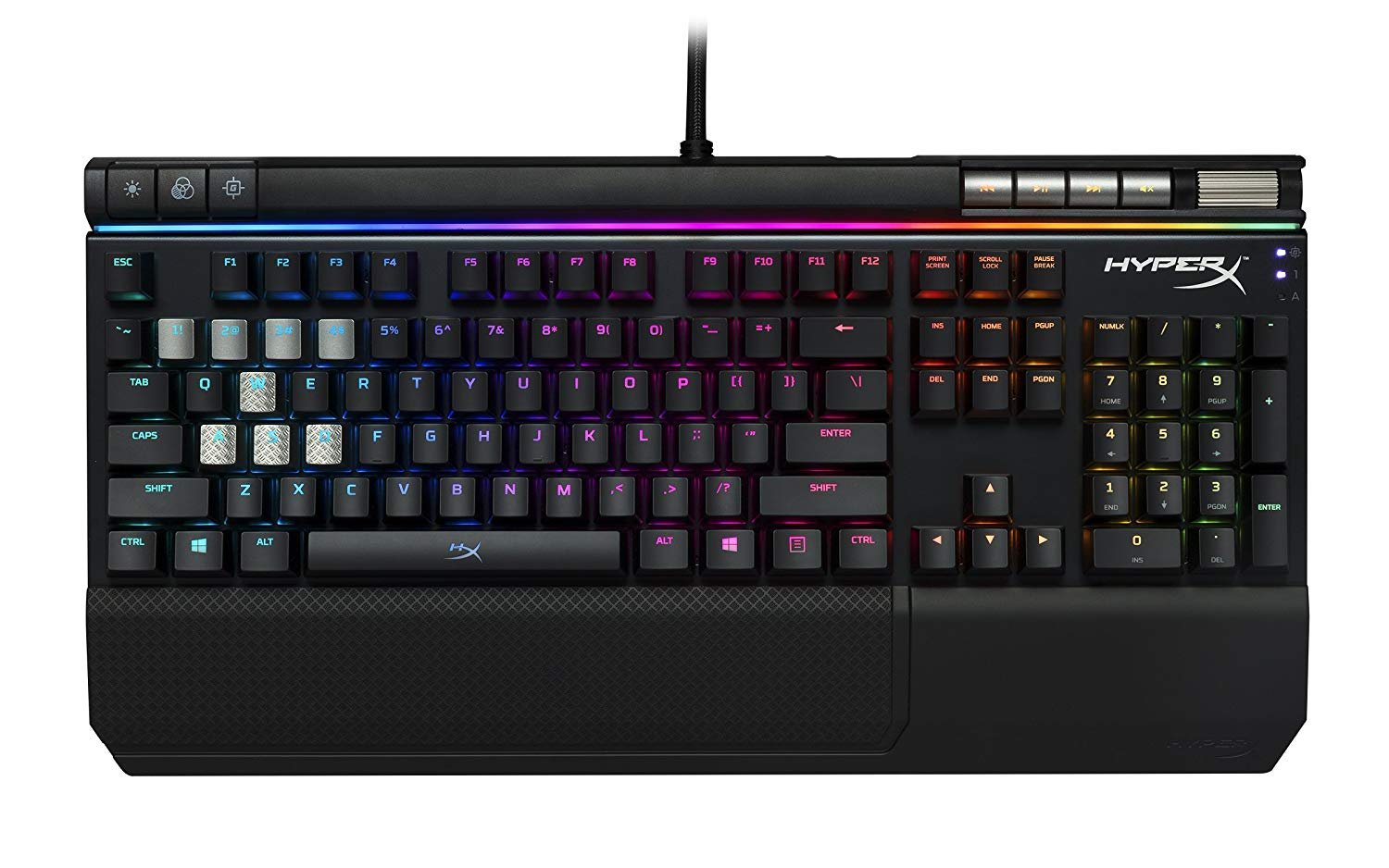 Gaming Keyboard HyperX Alloy Elite RGB Image 1 top view
