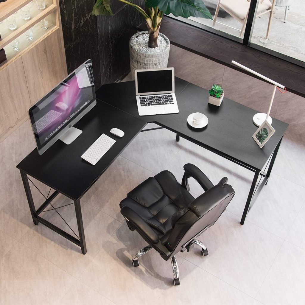 Mr Ironstone L-Shaped Desk for Office and Gaming