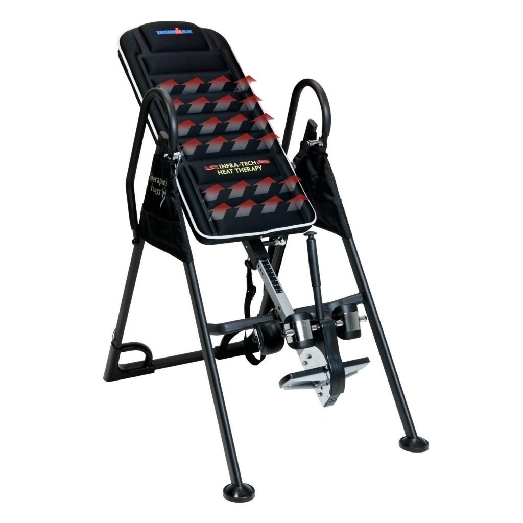 heat therapy inversion table ironman ift 4000
