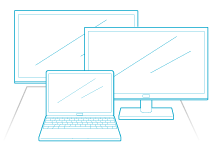 varidesk two monitors and laptop