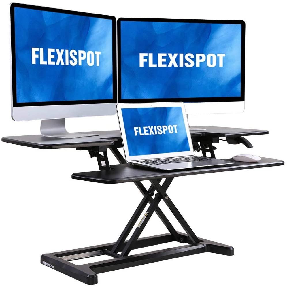 FLEXISPOT Classic Riser Height Adjustable Standing Desk Converter