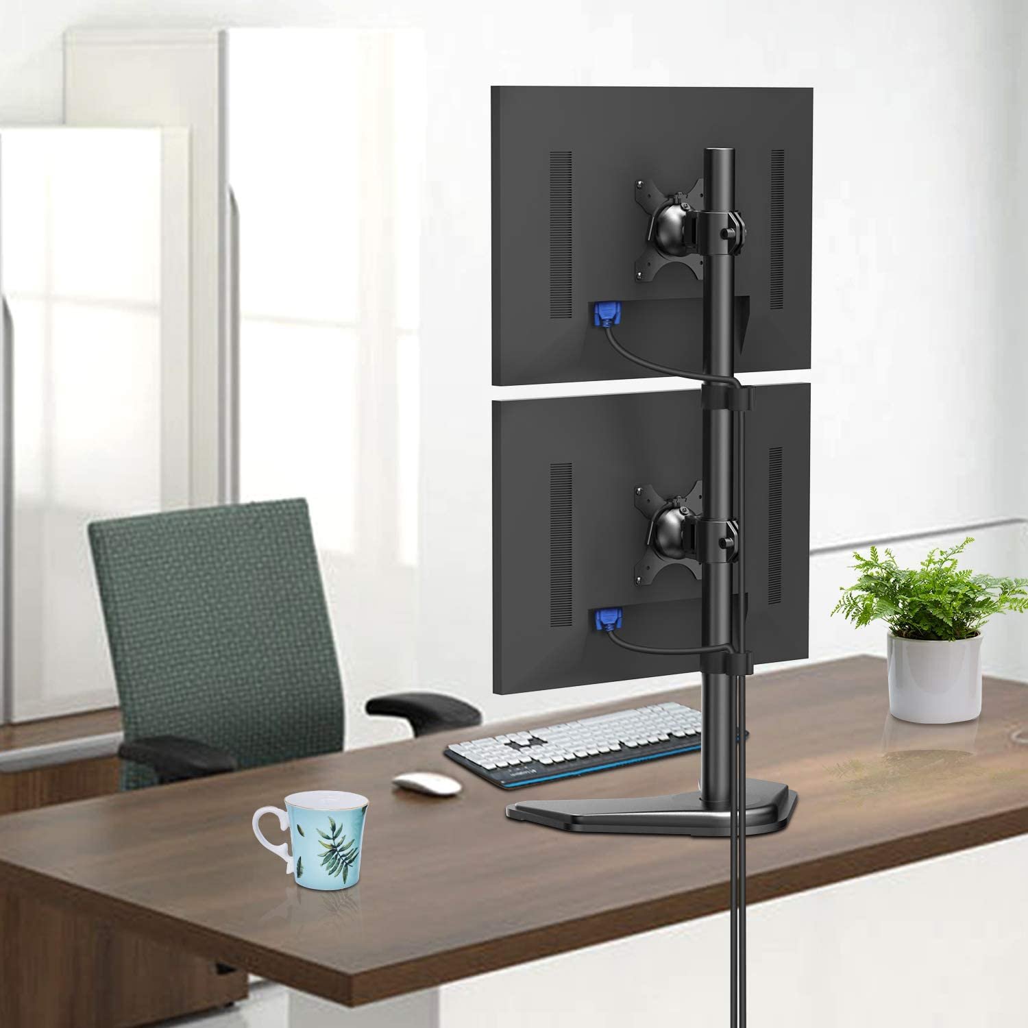 best huanuo dual monitor vertical stacking